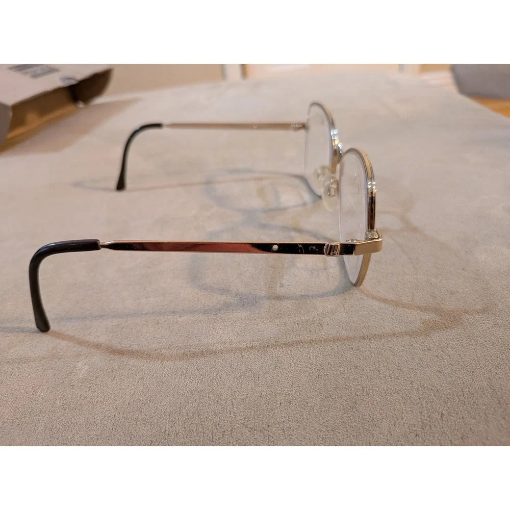 Liberty Optical Vintage Oval Gold Oversized Eyeglasses Frame Model LO60-64 Z87